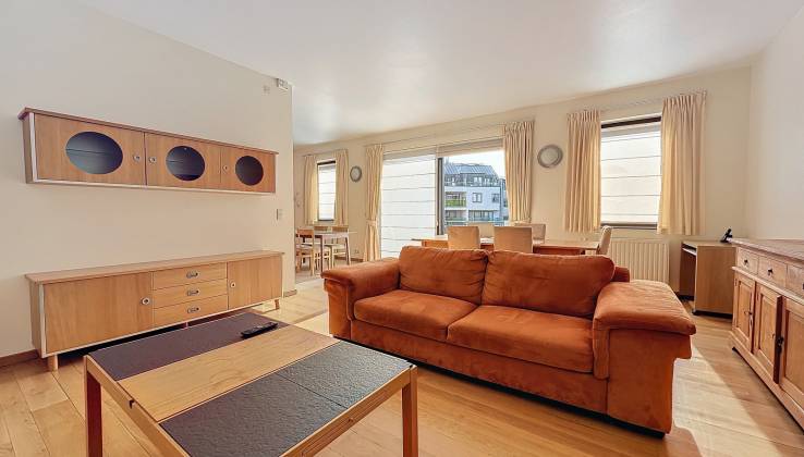 Appartement meublé de +-110m² - 2 chambres/ 2 terrasses