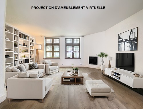 Aantrekkelijk triplex appartement (+-200m²) gelegen op een steenworp afstand van de Place du Sablon.